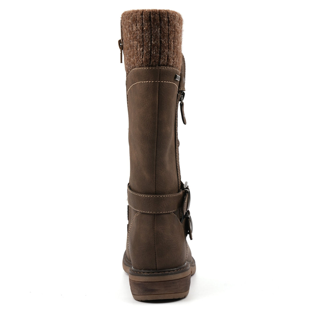 Peyton Taupe Waterproof Long Boot