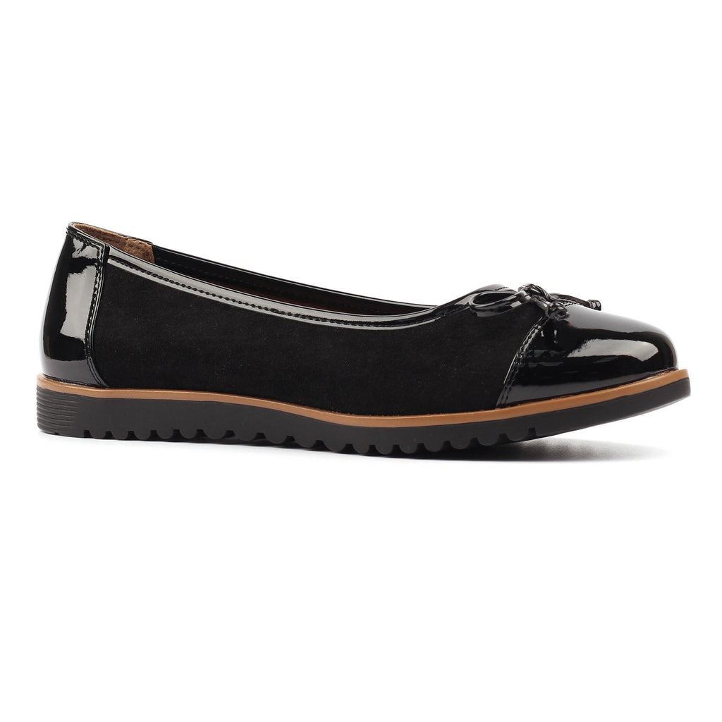 Lydia Black Patent Shoe