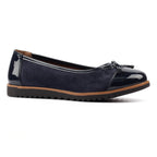 Lydia Navy Patent Shoe