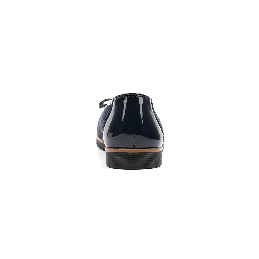 Lydia Navy Patent Shoe
