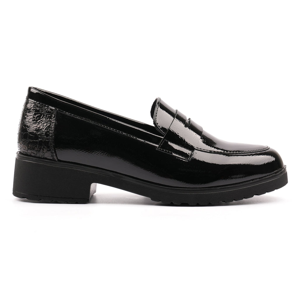 Nena Black Patent Shoe