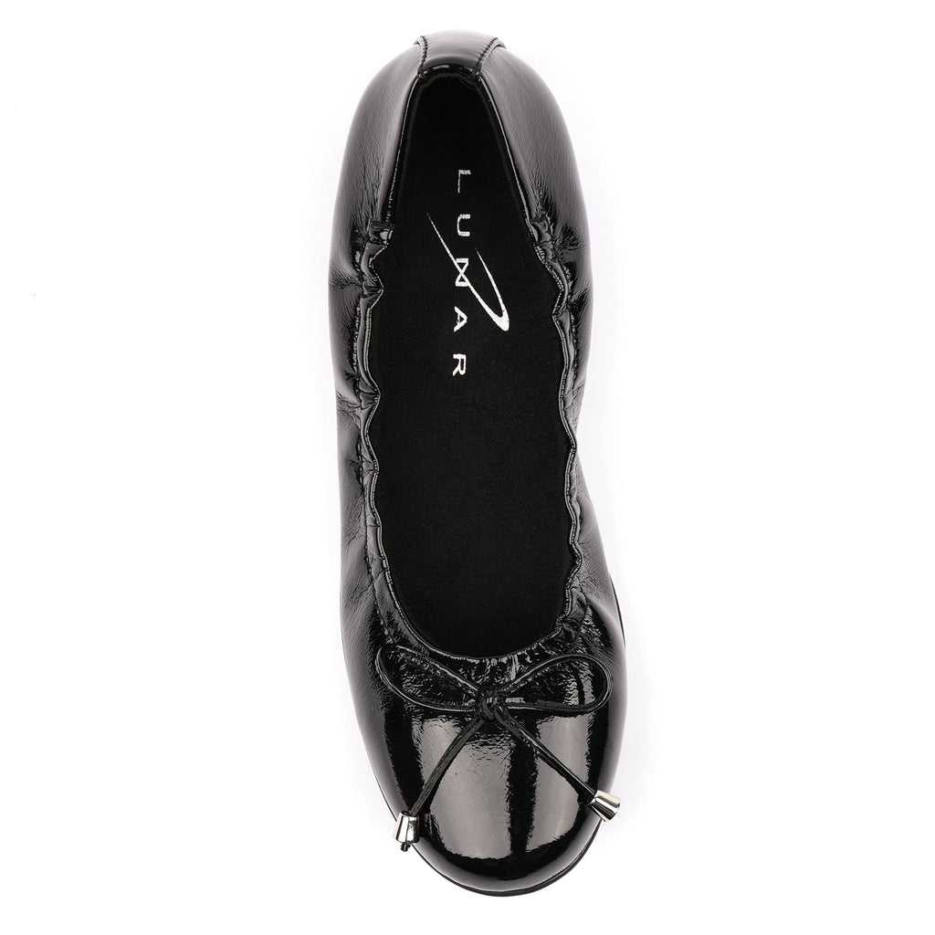 Brittney Black Patent Shoe