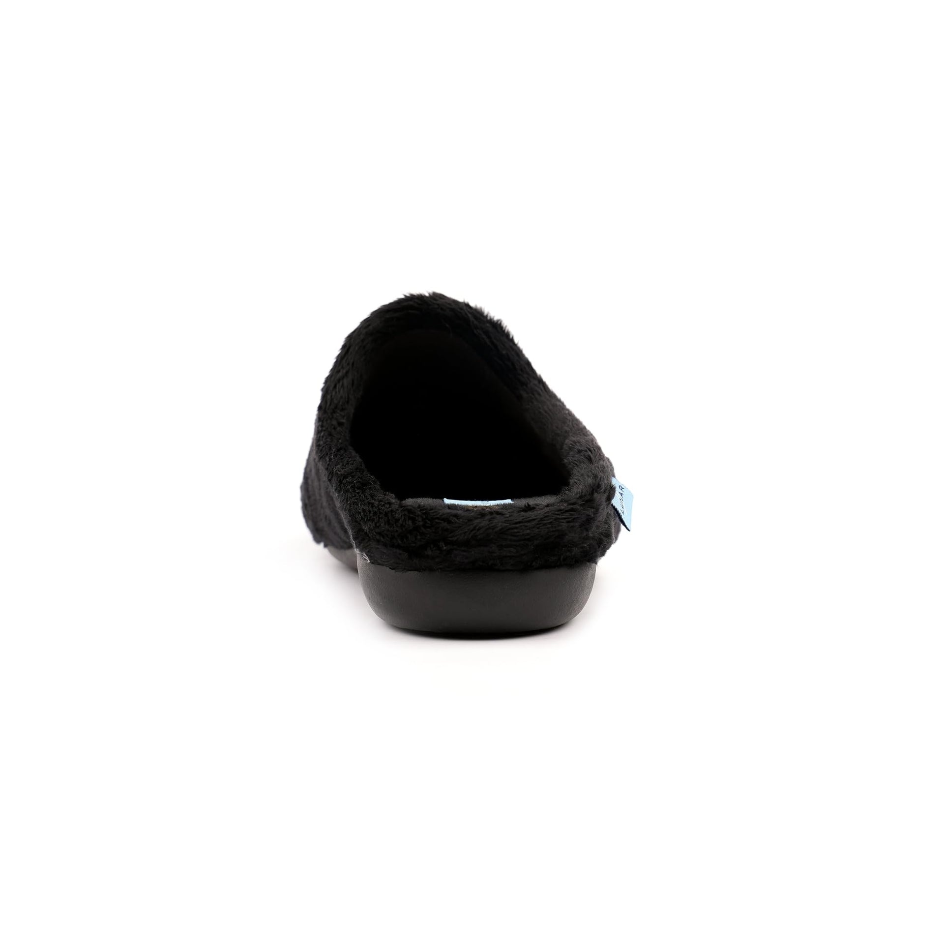 Lunar Buffy Black Mule Slipper