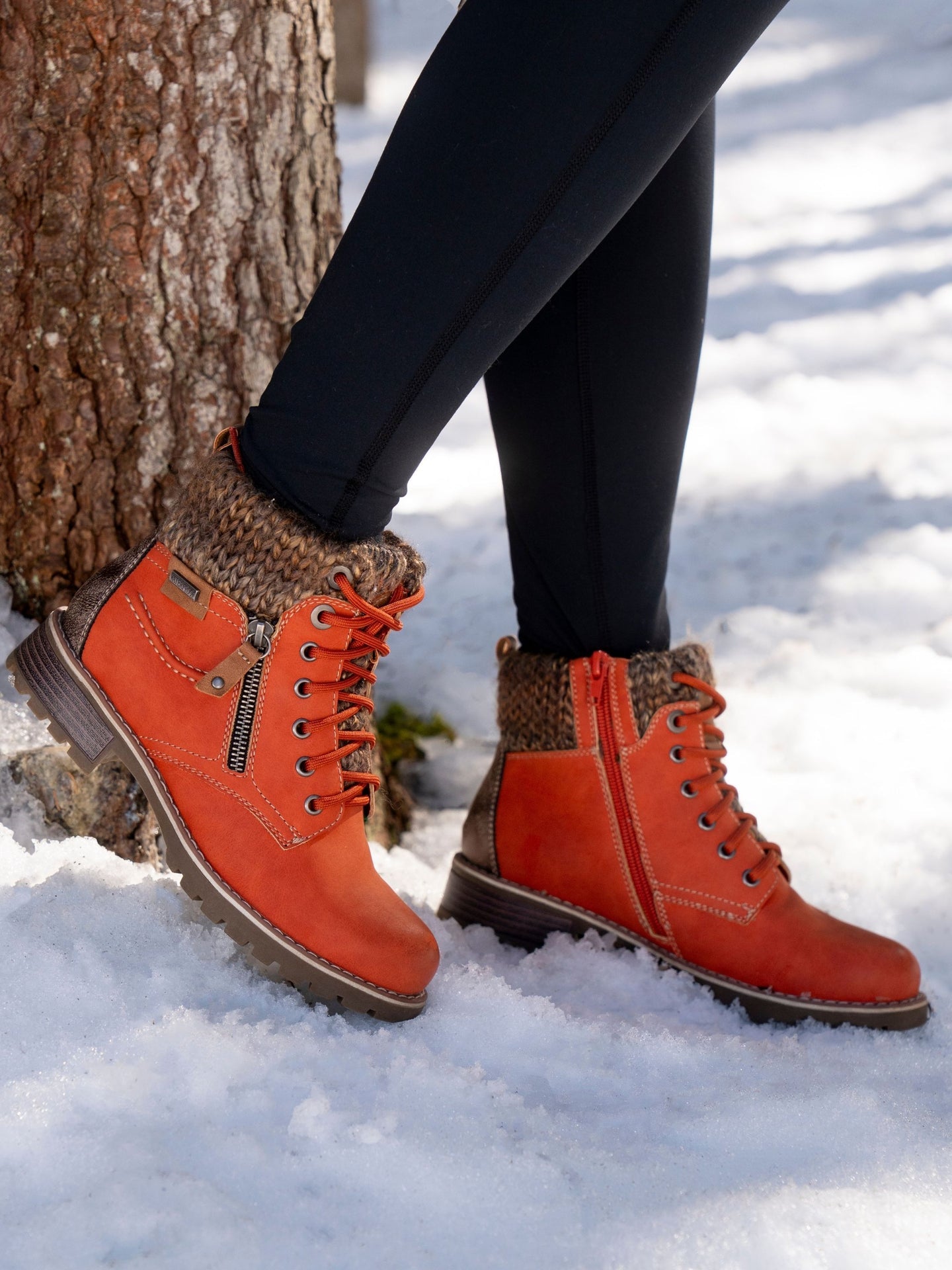 Millie Orange Waterproof Boot