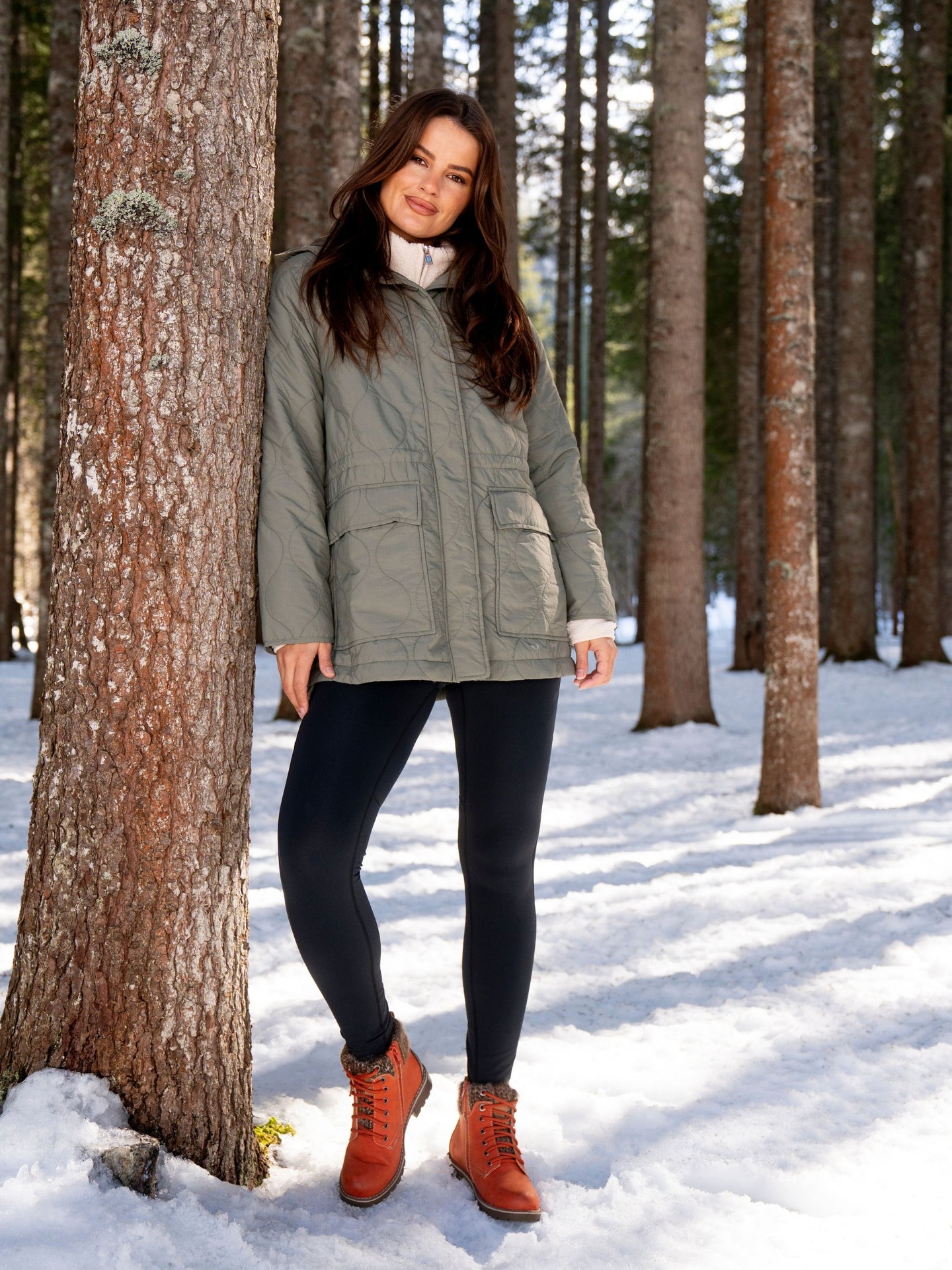 Millie Orange Waterproof Boot