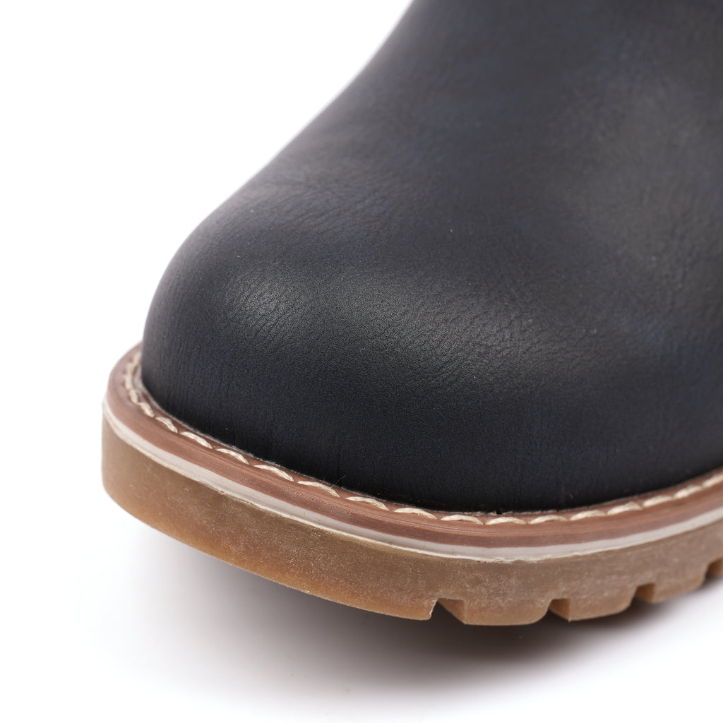 Breeze Navy Waterproof Ankle Boot