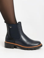 Bernadette Navy Ankle Boot