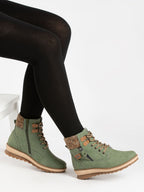 Davina Sage Green Waterproof Boot