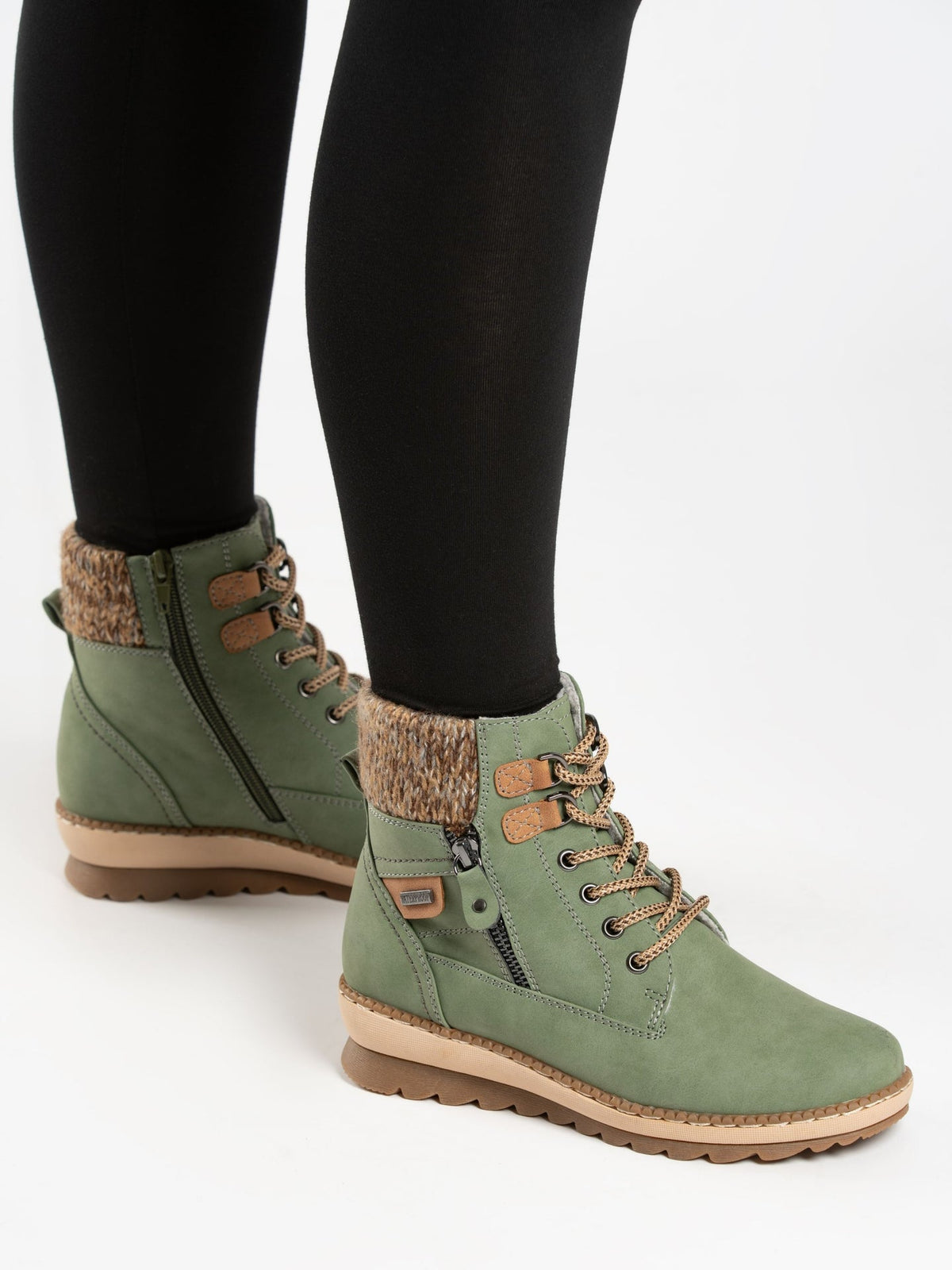 Davina Sage Green Waterproof Boot