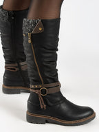Melinda Black Waterproof Long Boot