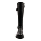 Joy Black Waterproof Expanding Calf Long Boot