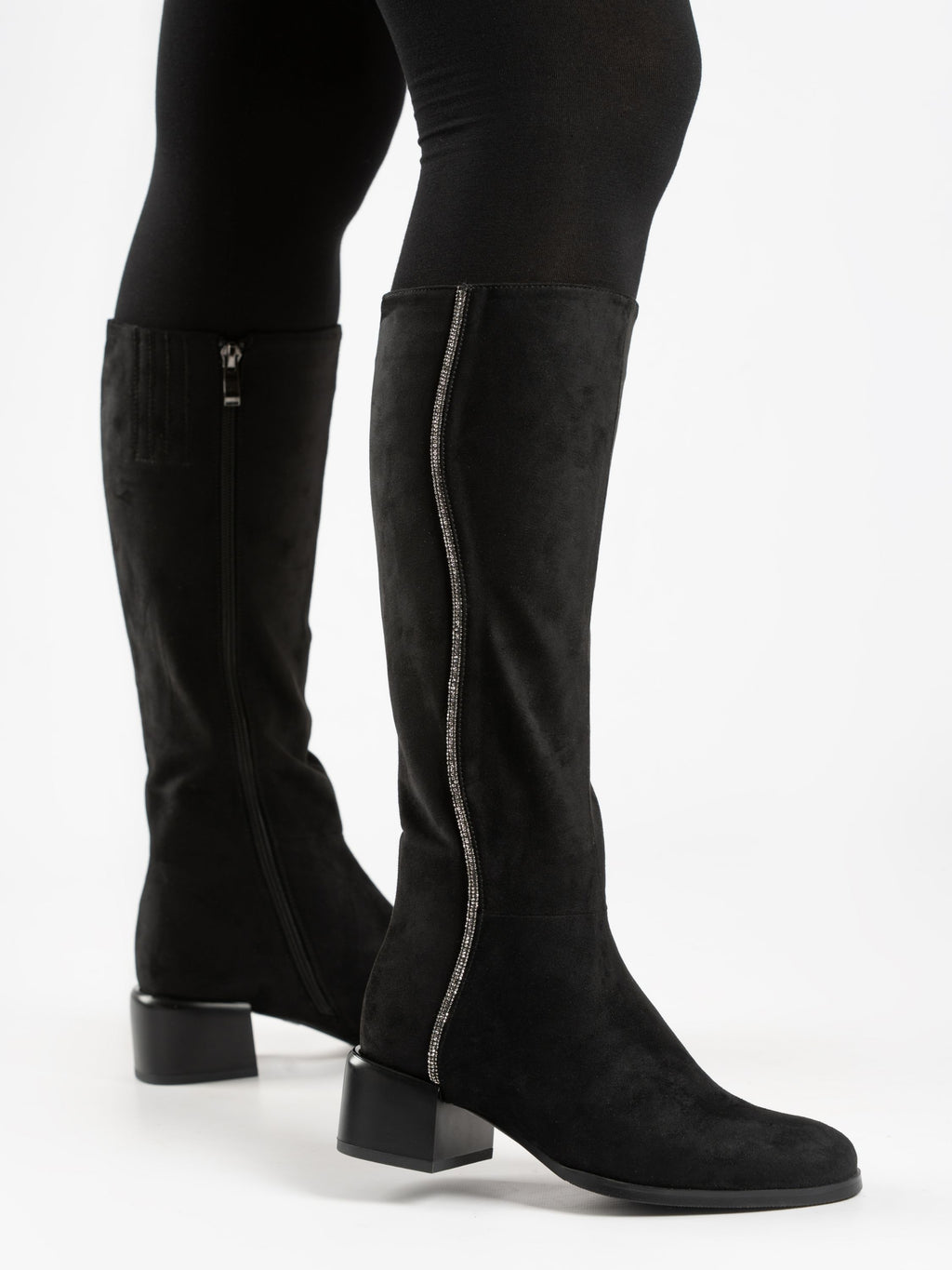 Wanda Black Long Boot