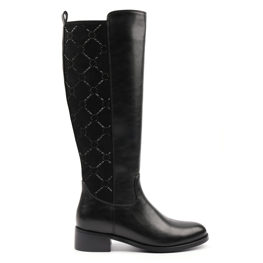 Yuma Black Long Boot