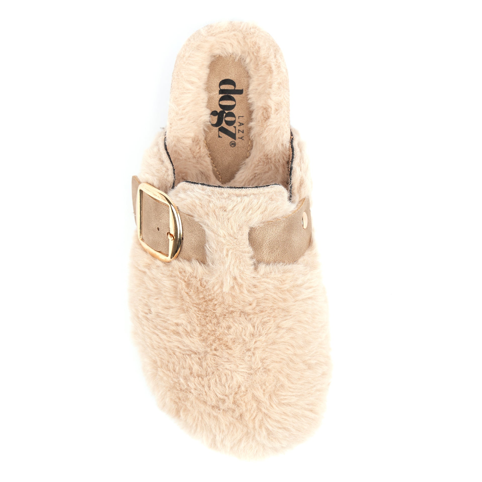 Rhianna Beige Mule Slipper