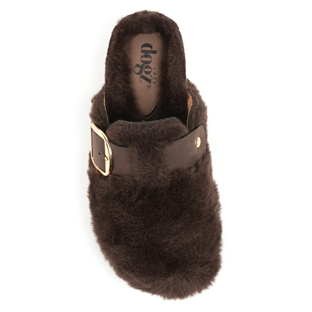 Rhianna Brown Mule Slipper