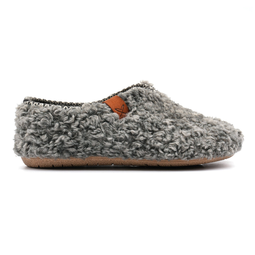 Belle Grey Slippers