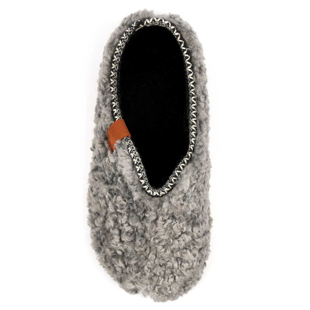 Belle Grey Slippers