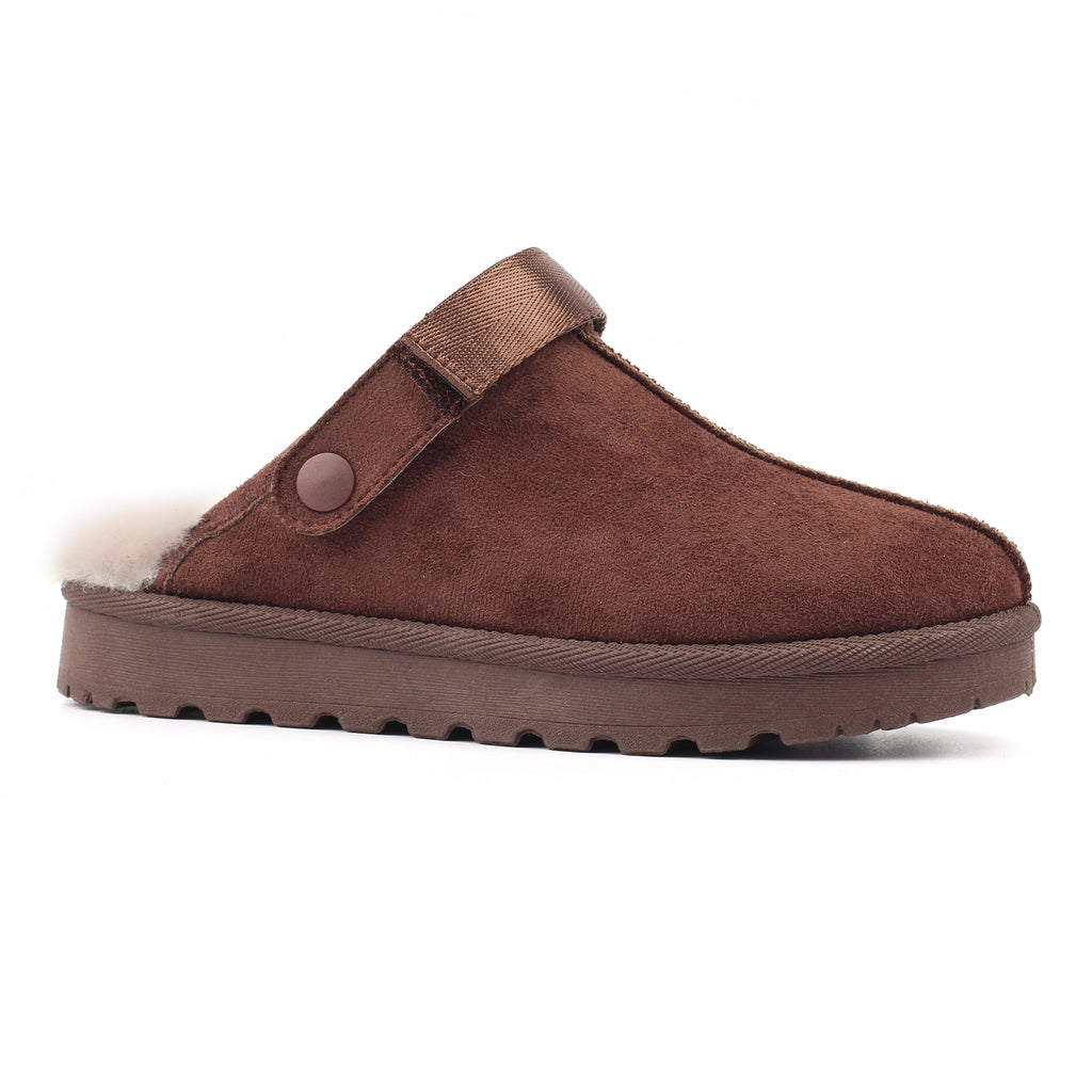 Odessa Dark Brown Slipper