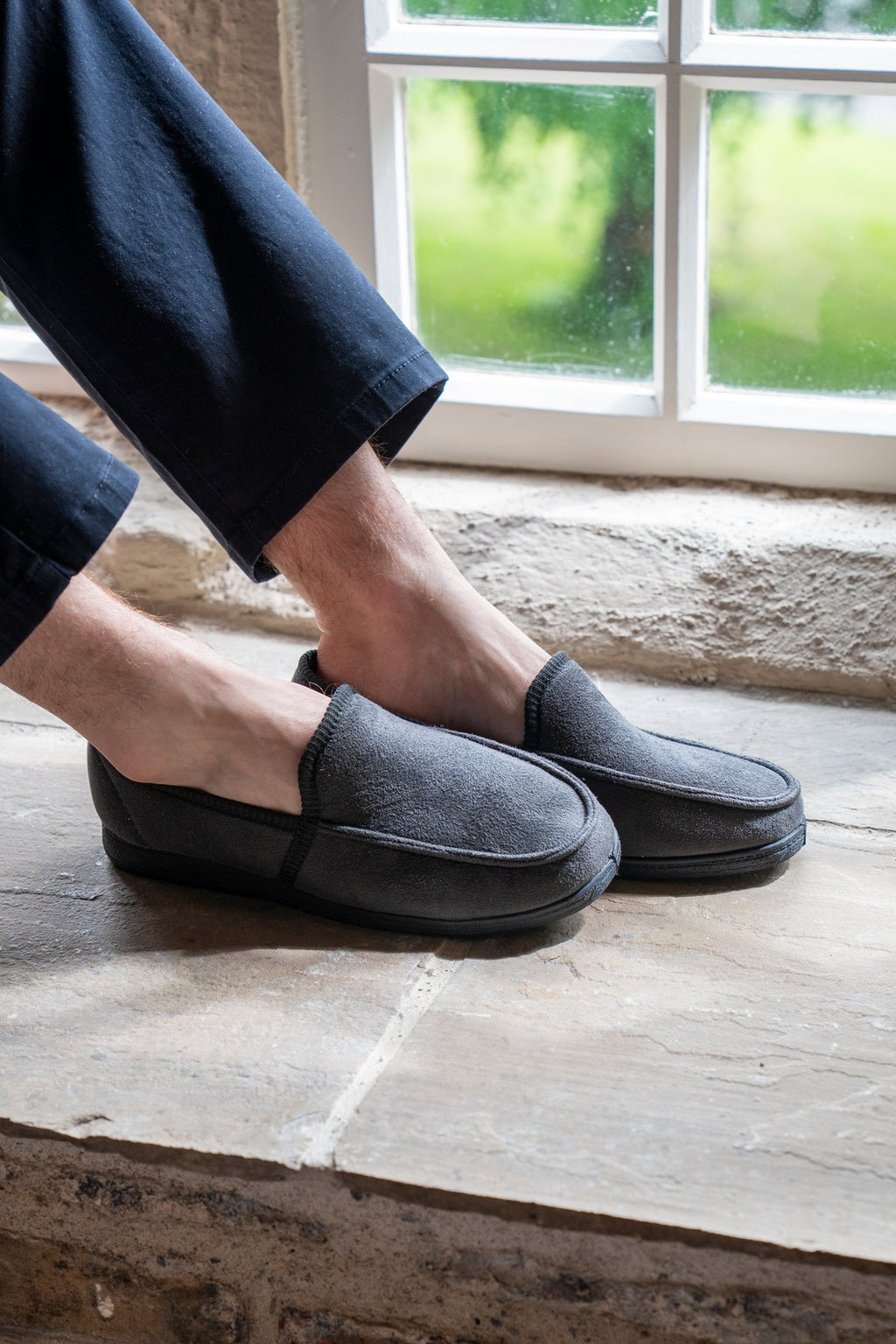 Eden II Grey Slipper