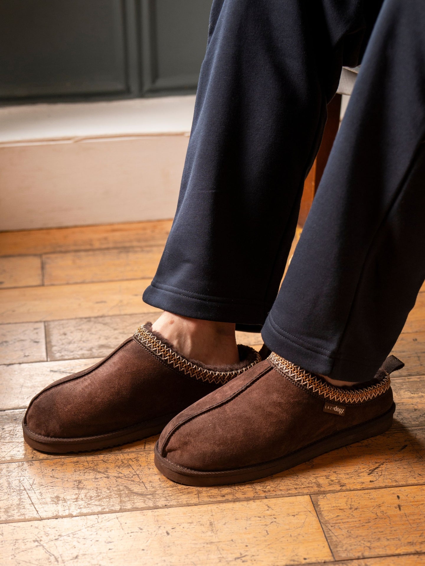 Lazy Dogz Patrick Brown Slipper