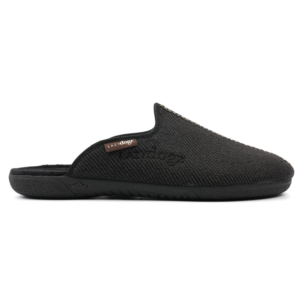 Paul Black Mule Slipper