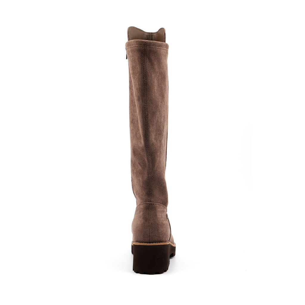 Gayle Taupe Long Stretch Upper Boot