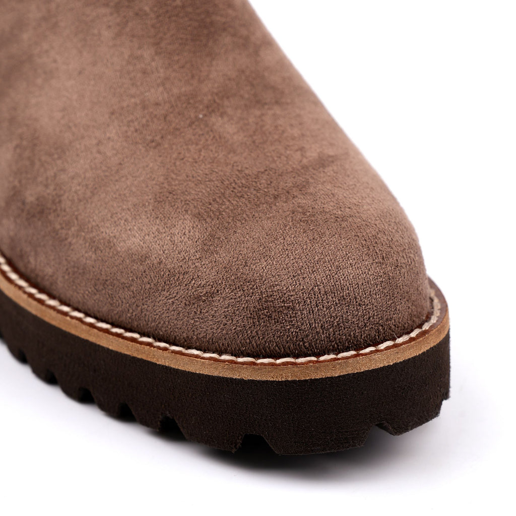 Gayle Taupe Long Stretch Upper Boot