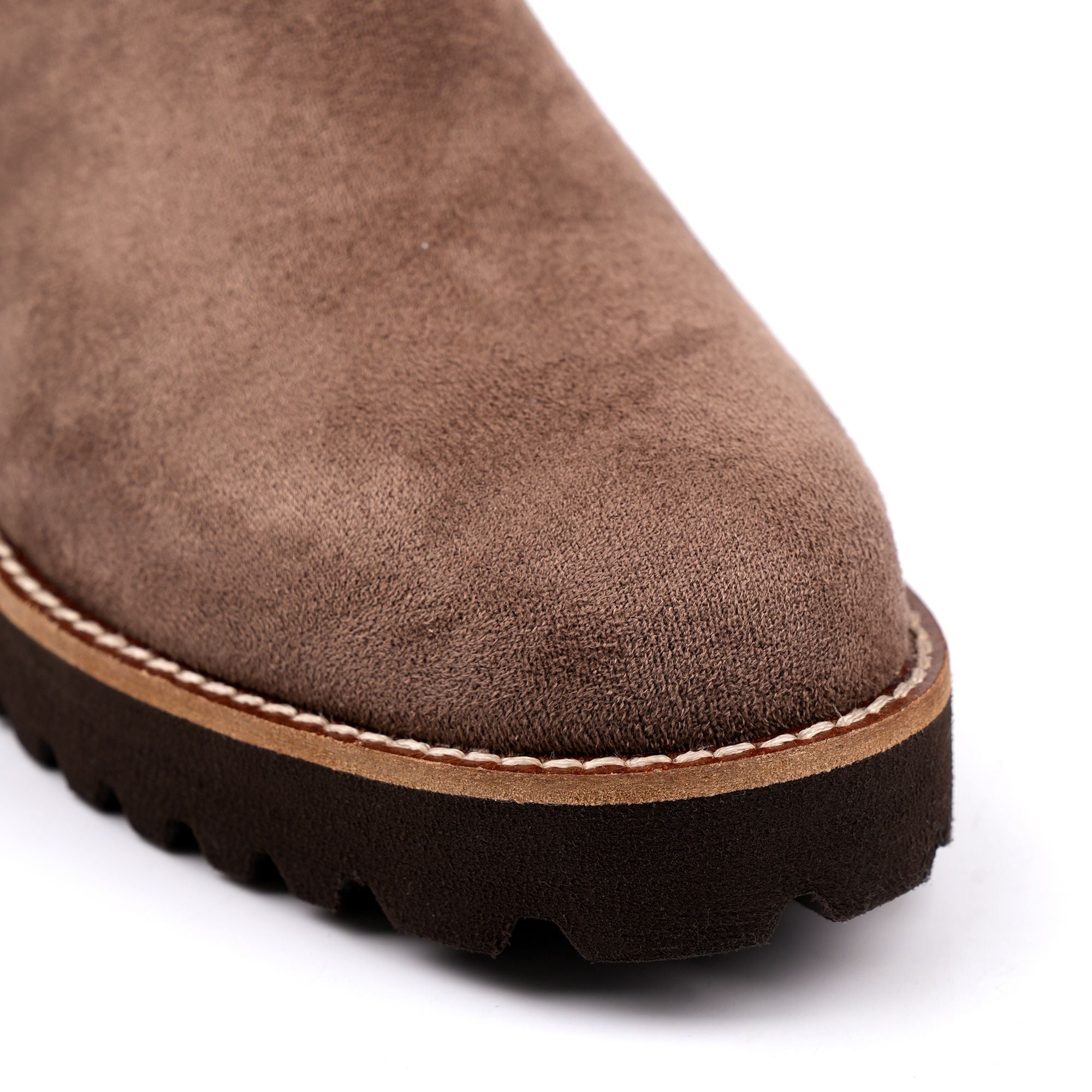 Gayle Taupe Long Stretch Upper Boot