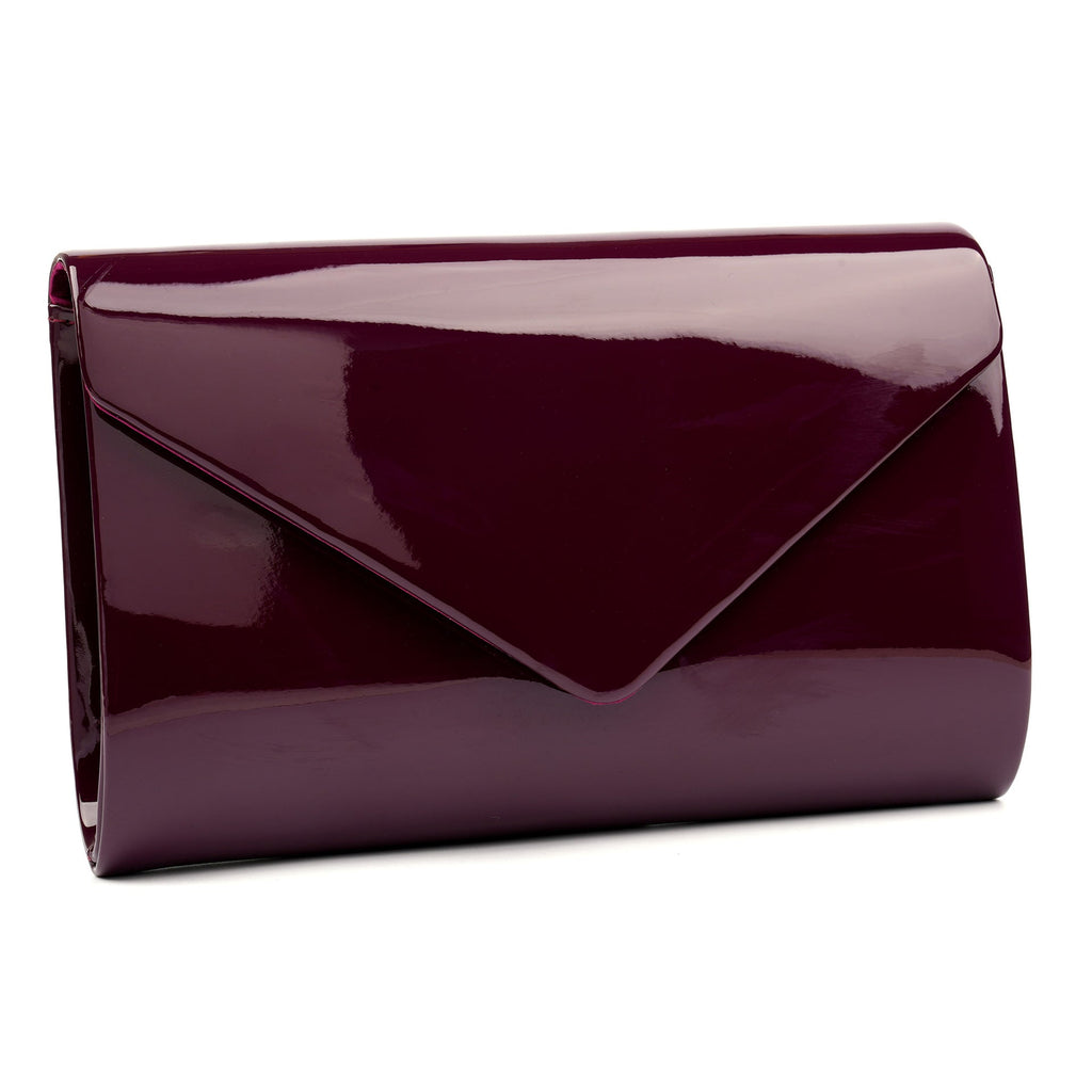 Blaze Burgundy Patent Handbag