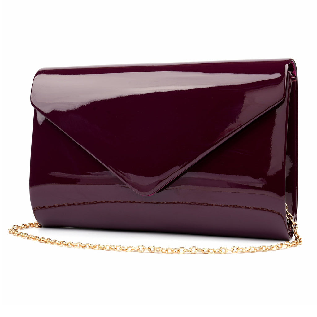 Blaze Burgundy Patent Handbag
