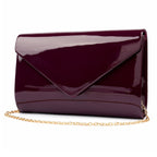Blaze Burgundy Patent Handbag