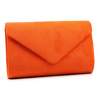 Amy Orange Clutch Bag