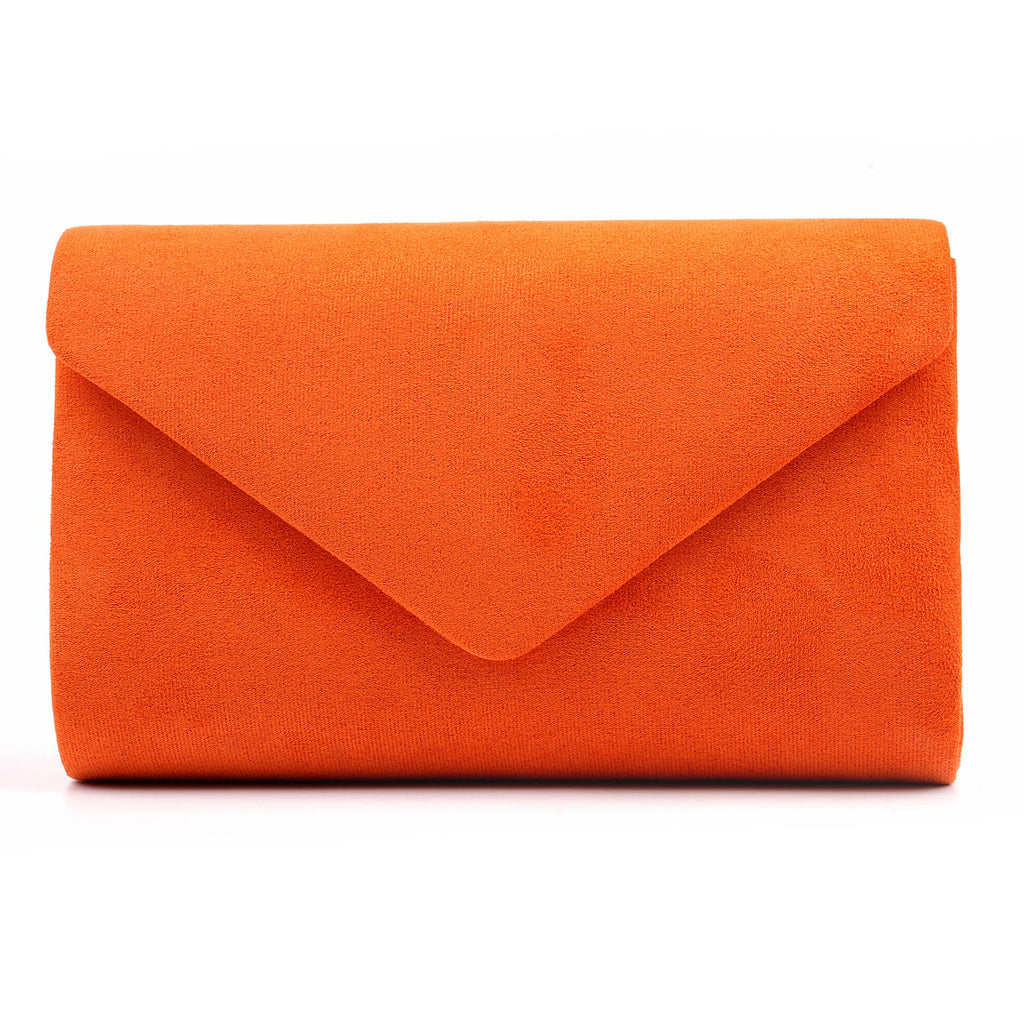 Amy Orange Clutch Bag