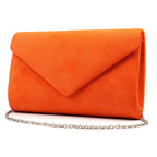 Amy Orange Clutch Bag