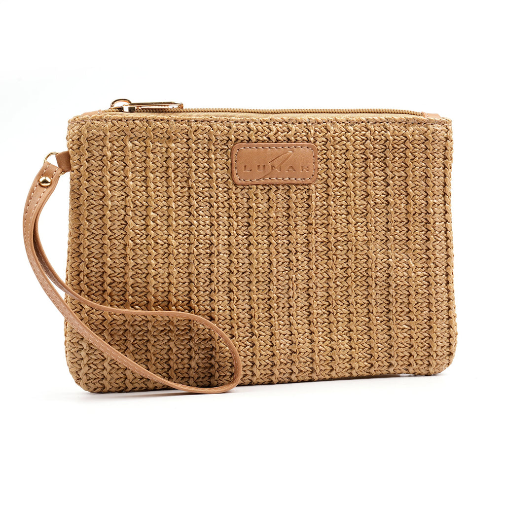 Jolie Taupe Pouch Bag