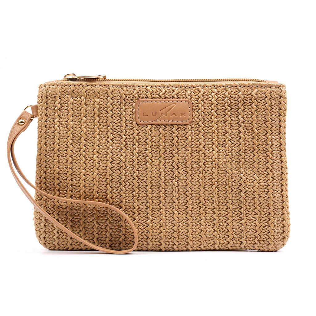 Jolie Taupe Pouch Bag