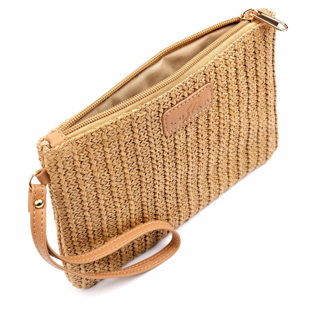 Jolie Taupe Pouch Bag