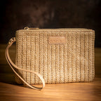 Jolie Taupe Pouch Bag